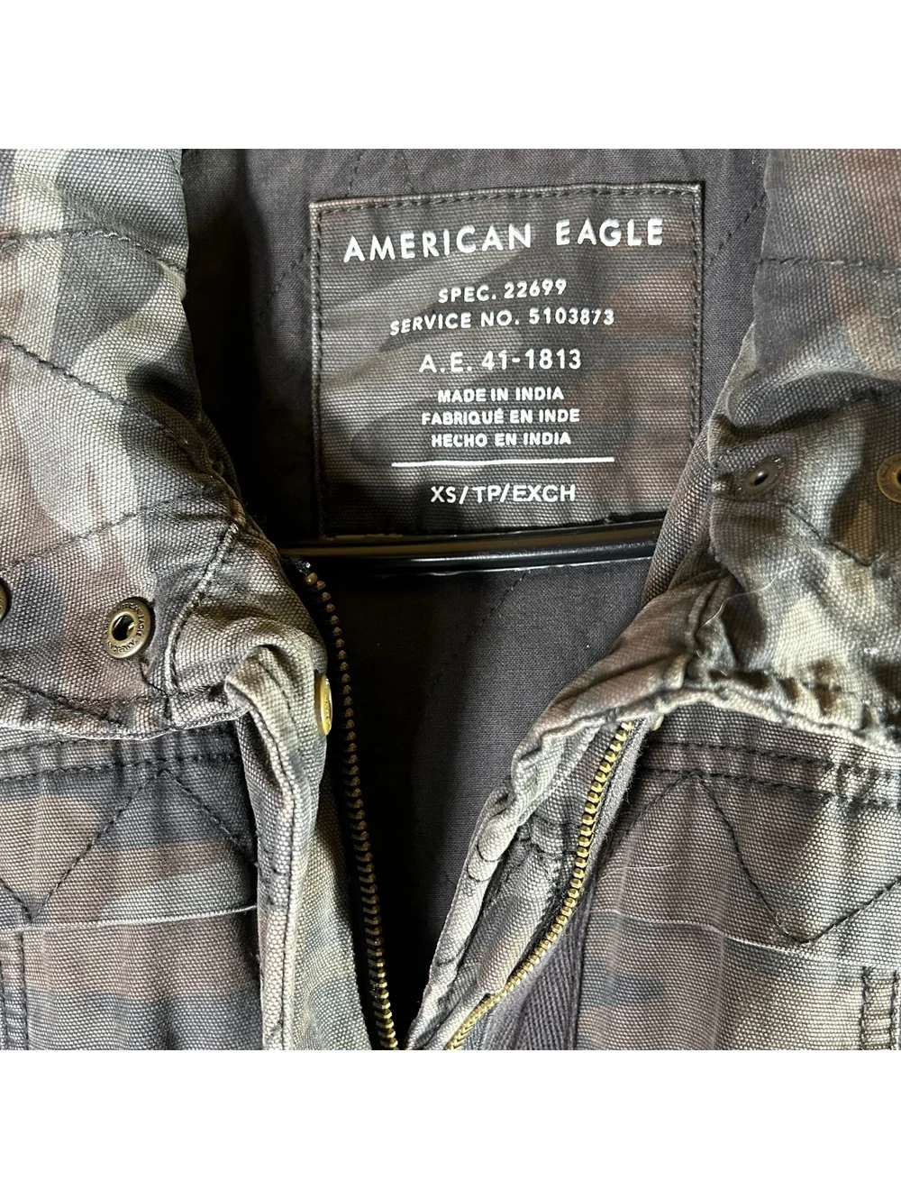American Eagle Camo Utility Jacket